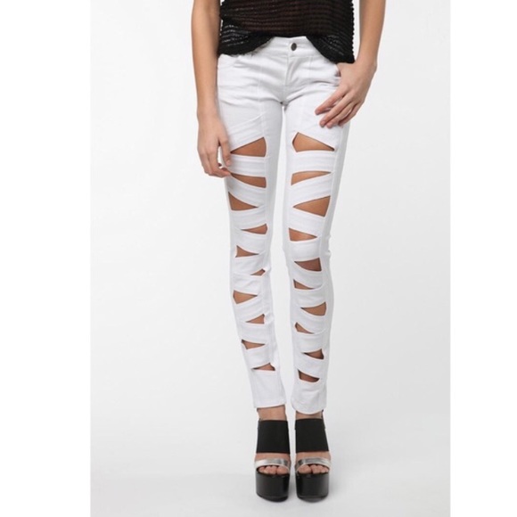 tripp NYC cutout jeans