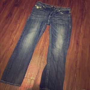 Men's Rock Revival Jeans - Size 36 - Tony Straight