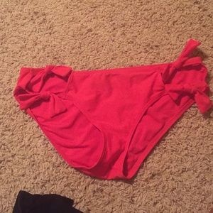 NEVER WORN. Red bikini bottoms