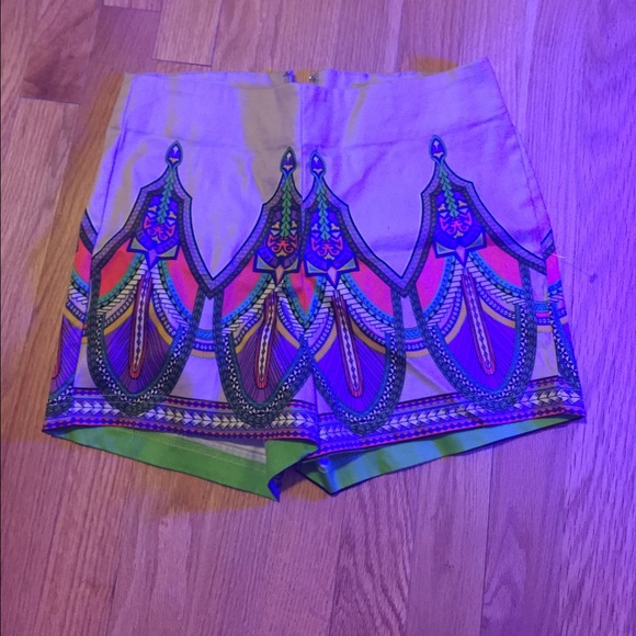 High waist print shorts - new!