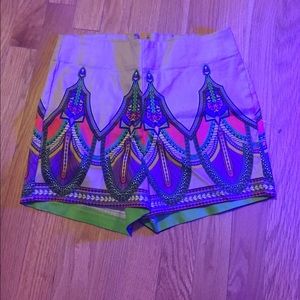 High waist print shorts - new!