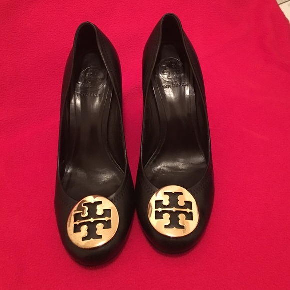 Size 7 Tory Burch Sophie Wedge Mestico Leather