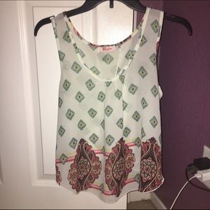 Colorful, Open Back tank