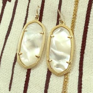 Kendra Scott Elle Earrings in Ivory Pearl