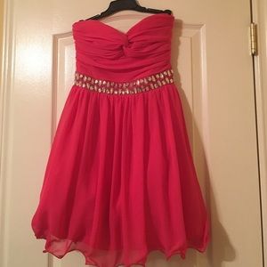 formal pink dress
