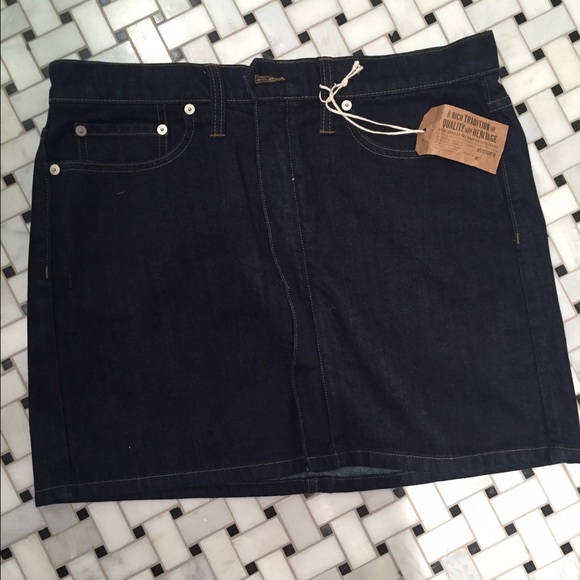 Madewell Jean Skirt