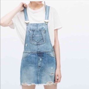 Zara Overalls Dress! Perfect condition! SIZE XS