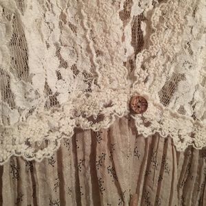 Adorable Long Lace Tunic