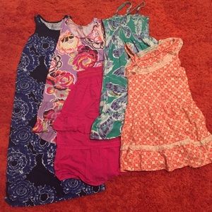 ⚡️FINAL SALE⚡️Bundle of 5 girl's sundresses Size L