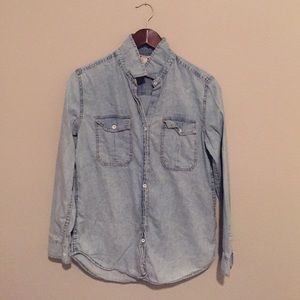 Forever 21 soft denim button down