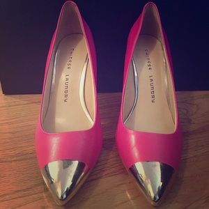 Chinese Laundry Pink/Silver Pumps- Size 6