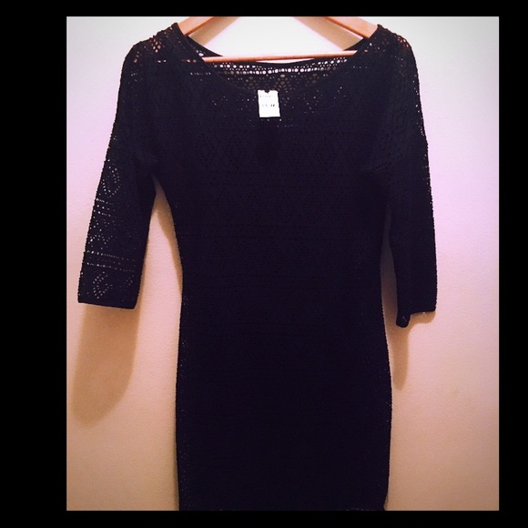 EXPRESS Long Sleeve Slip Dress-Size S