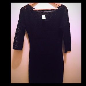 EXPRESS Long Sleeve Slip Dress-Size S
