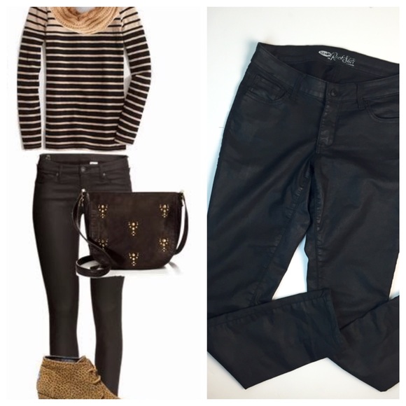 🎤Rockstar gunmental coated skinnys- size 8