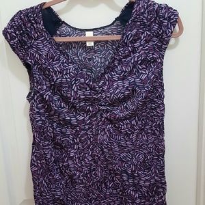 Merona summer top with cap-sleeves