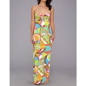TRINA TURK Santa Cruz Strapless Long Swim Cover-up