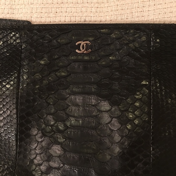 Black Python O'Case clutch pouch NWT limited - Picture 2 of 4