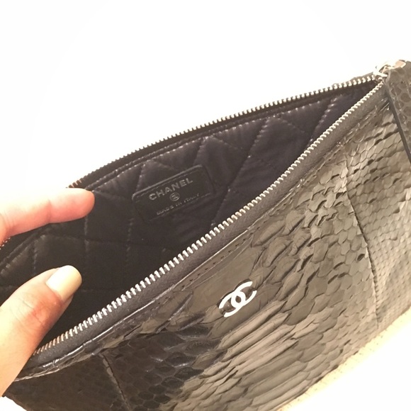 Black Python O'Case clutch pouch NWT limited - Picture 3 of 4