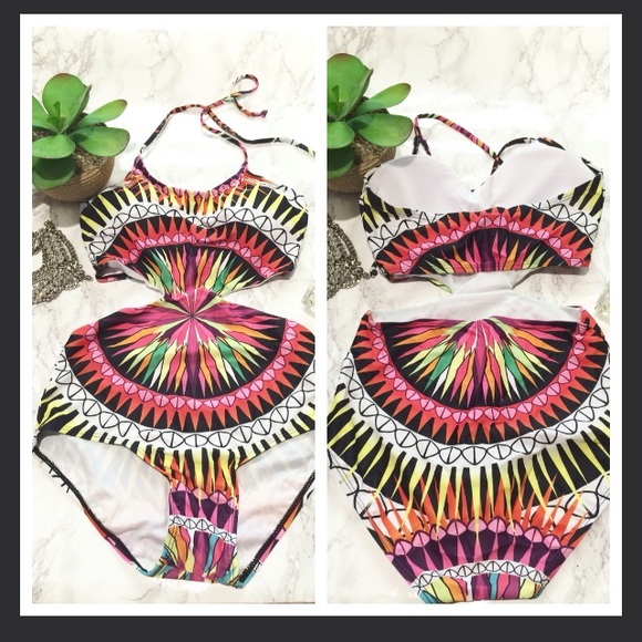 🌿🌺 kaleidoscope swimsuit LAST ONE - Picture 4 of 4