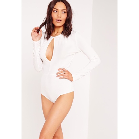 Missguided Tops - NWT Missguided Ribbed Bodysuit