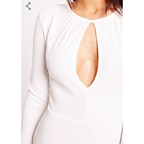 NWT Missguided Ribbed Bodysuit - Picture 2 of 4