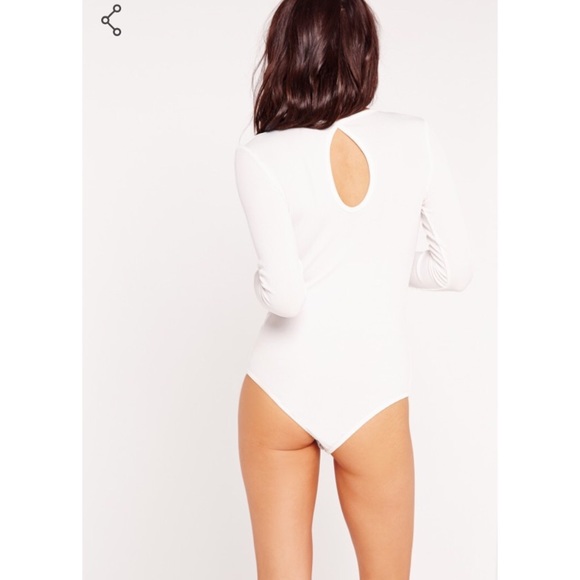 NWT Missguided Ribbed Bodysuit - Picture 3 of 4