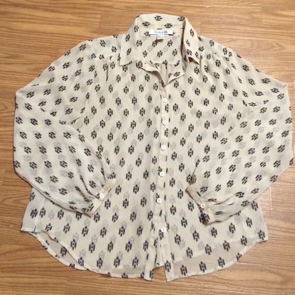 Forever 21 Sheer Blouse