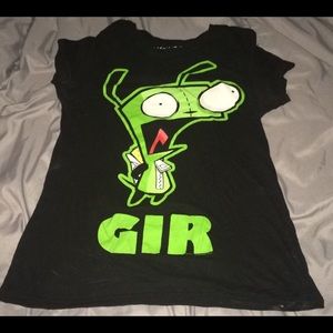 Invader Zim Gir Hidden Food Funny Shirt