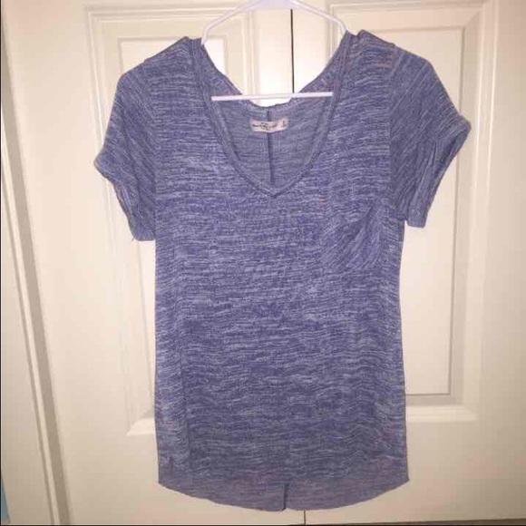 Blue/White V-Neck