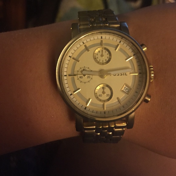 Fossil gold boyfriend watch es2197