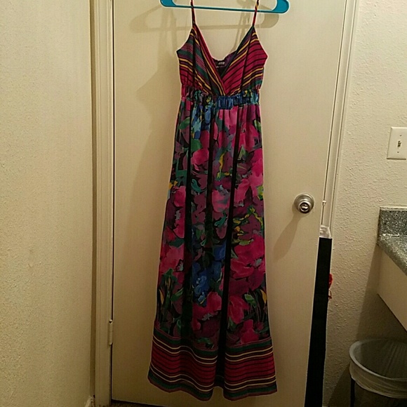 Colorful maxi dress