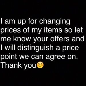 Message me to hash out a price.