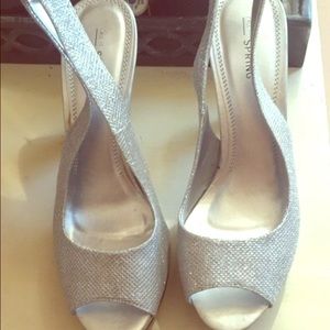 Glitter high heels