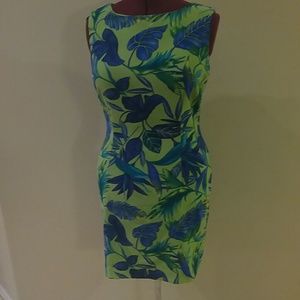 John Roberts fitted floral dress