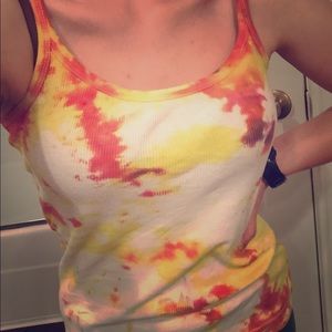 Sunlight Tie Dye Summer Tank Top