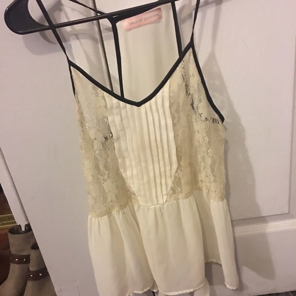 Band of gypsies sheer tank top