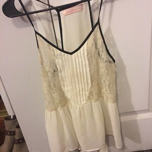 Band of gypsies sheer tank top