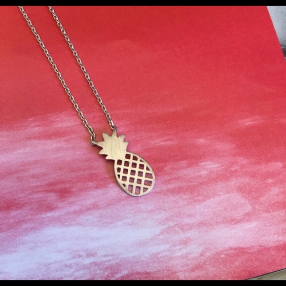 Sale! Silver Pineapple Necklace, Dainty Necklace - Picture 2 of 4