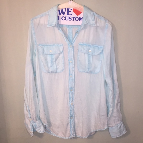 Semi-Sheer Levi's Button Up