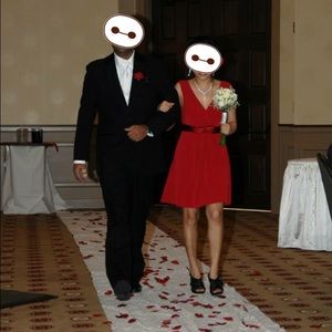 Beautiful David's Bridal Red dress