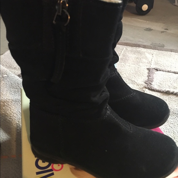 Primingi Nebbia black suede boots sz 25 EU - Picture 1 of 4