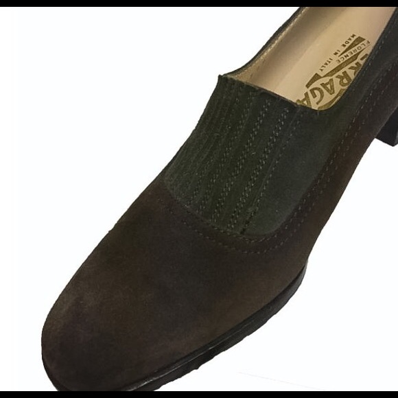 ✨HP!✨ Salvatore Ferragamo Suede Mules - Picture 2 of 4