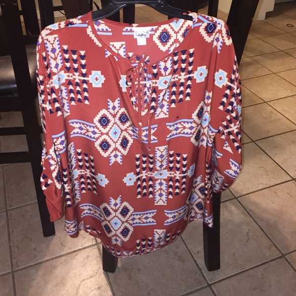 Buckle (day trip) fall chiffon top