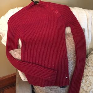 Red sweater hilfiger sweater