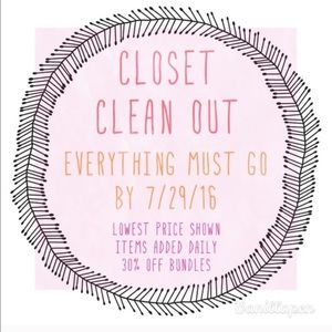 Everything must go !!!!!