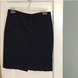 J Crew black pencil skirt
