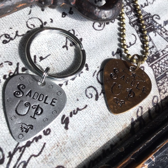🏇Saddle Up🏇 Guitar Pick 🏇Custom Design - Picture 2 of 4