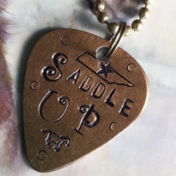🏇Saddle Up🏇 Guitar Pick 🏇Custom Design - Picture 4 of 4