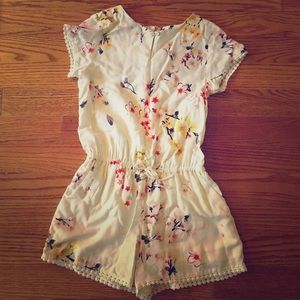 Zara Girls Flower Romper