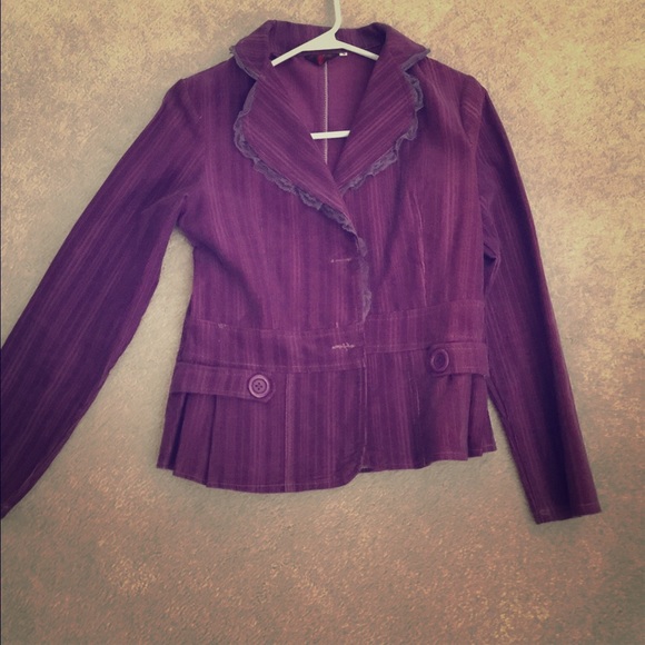 Purple blazer